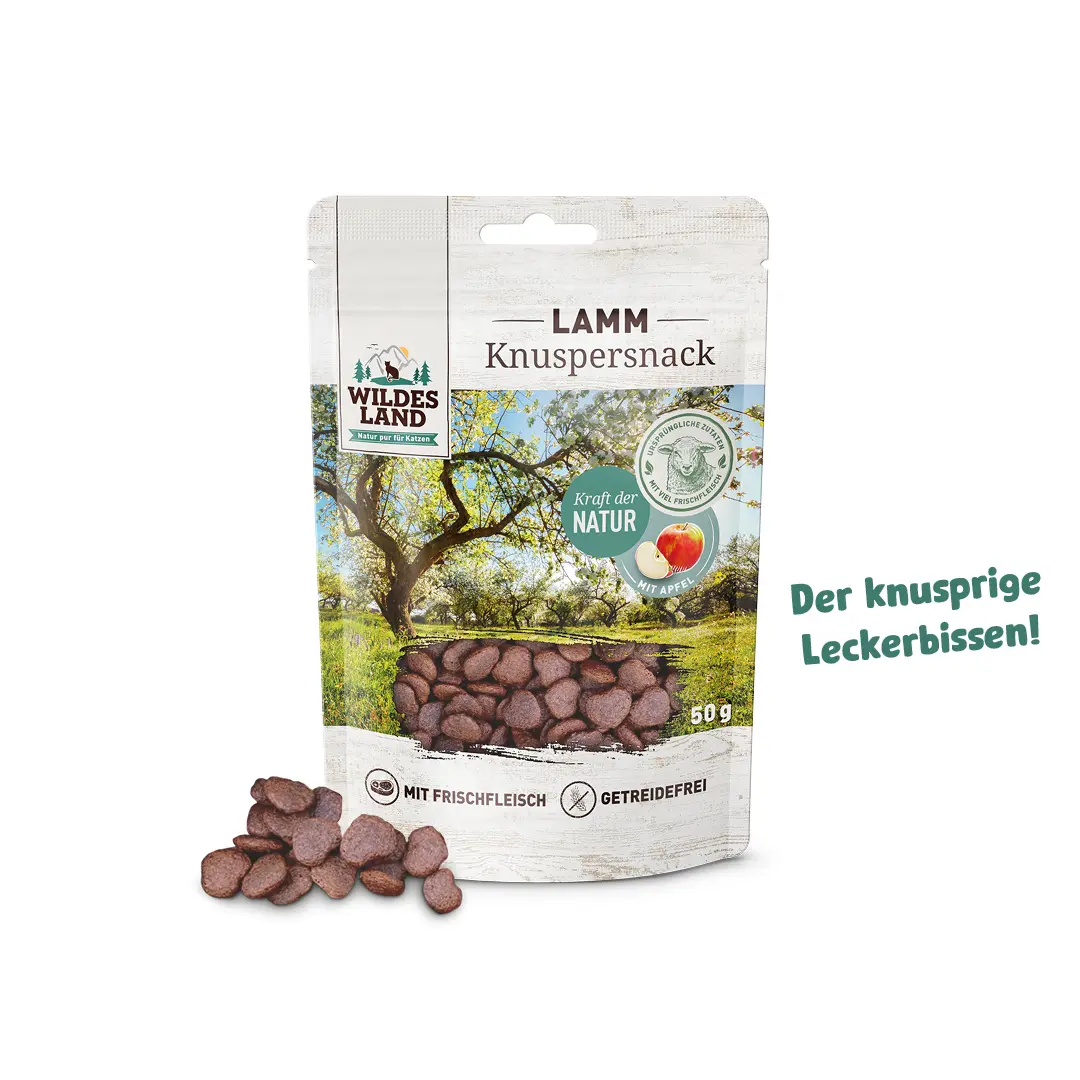 Wildes Land Knuspersnacks für Katzen: Der knusprige Leckerbissen, 100% hergestellt in Deutschland!
