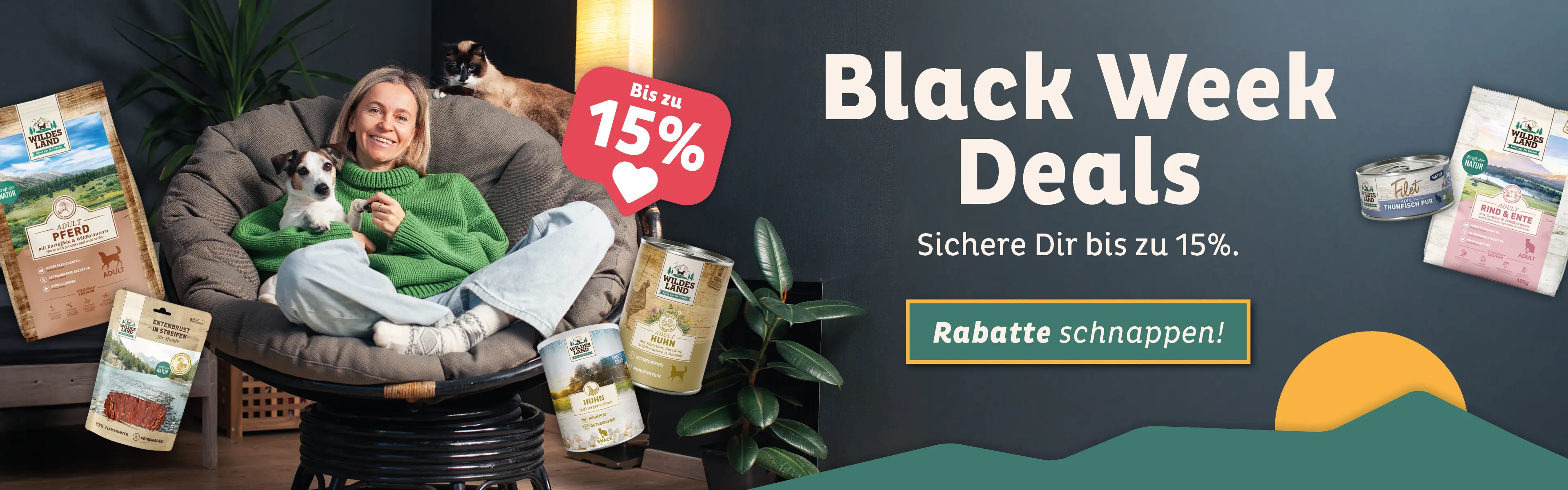 Black Week bei Wildes Land - bis zu 15% auf alle Produkte!