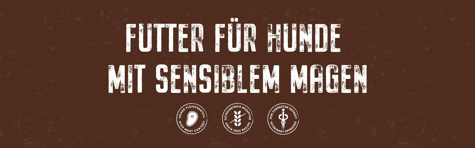 Futter für Hunde mit sensiblen Magen