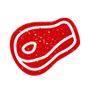 Hochwertiges Fleisch und Innereien