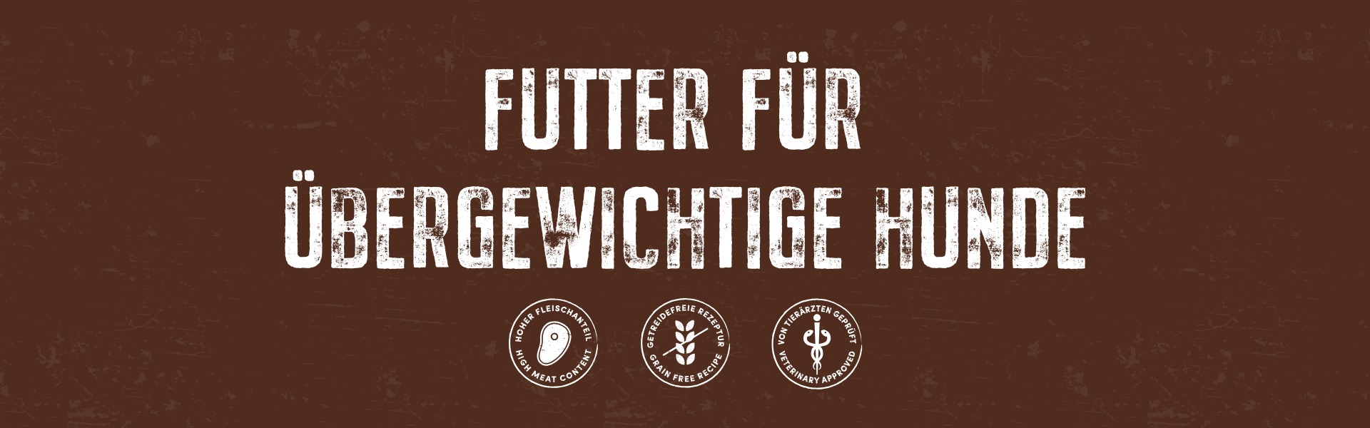 Futter für übergewichtige Hunde