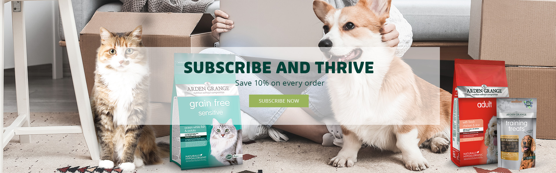 Naturally hypoallergenic food and treats for dogs and cats Arden Grange