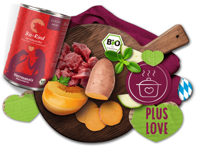 Herrmann's Manufaktur Classic Bio-Hundefutter - Wie selbst gekocht