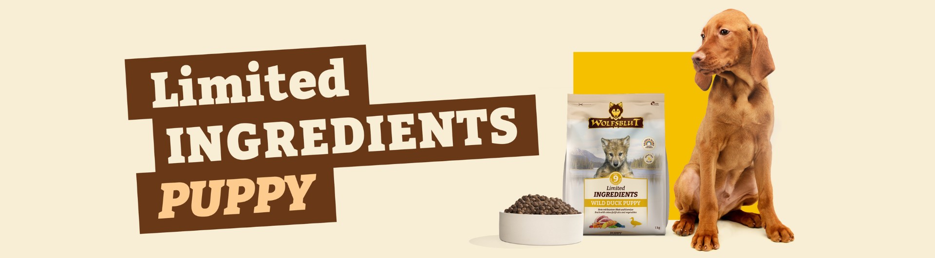 Limited Ingredients Hundefutter für Welpen