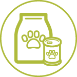 Icon für das VetLine Trockenfutter und Nassfutter