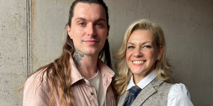 Franziska Knabenreich und Gast Dominik